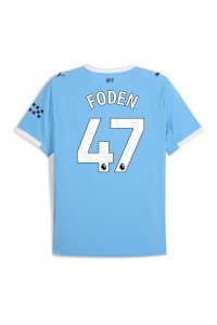 Fotbalové Dres Manchester City Phil Foden #47 Domácí Oblečení 2025-26 Krátký Rukáv